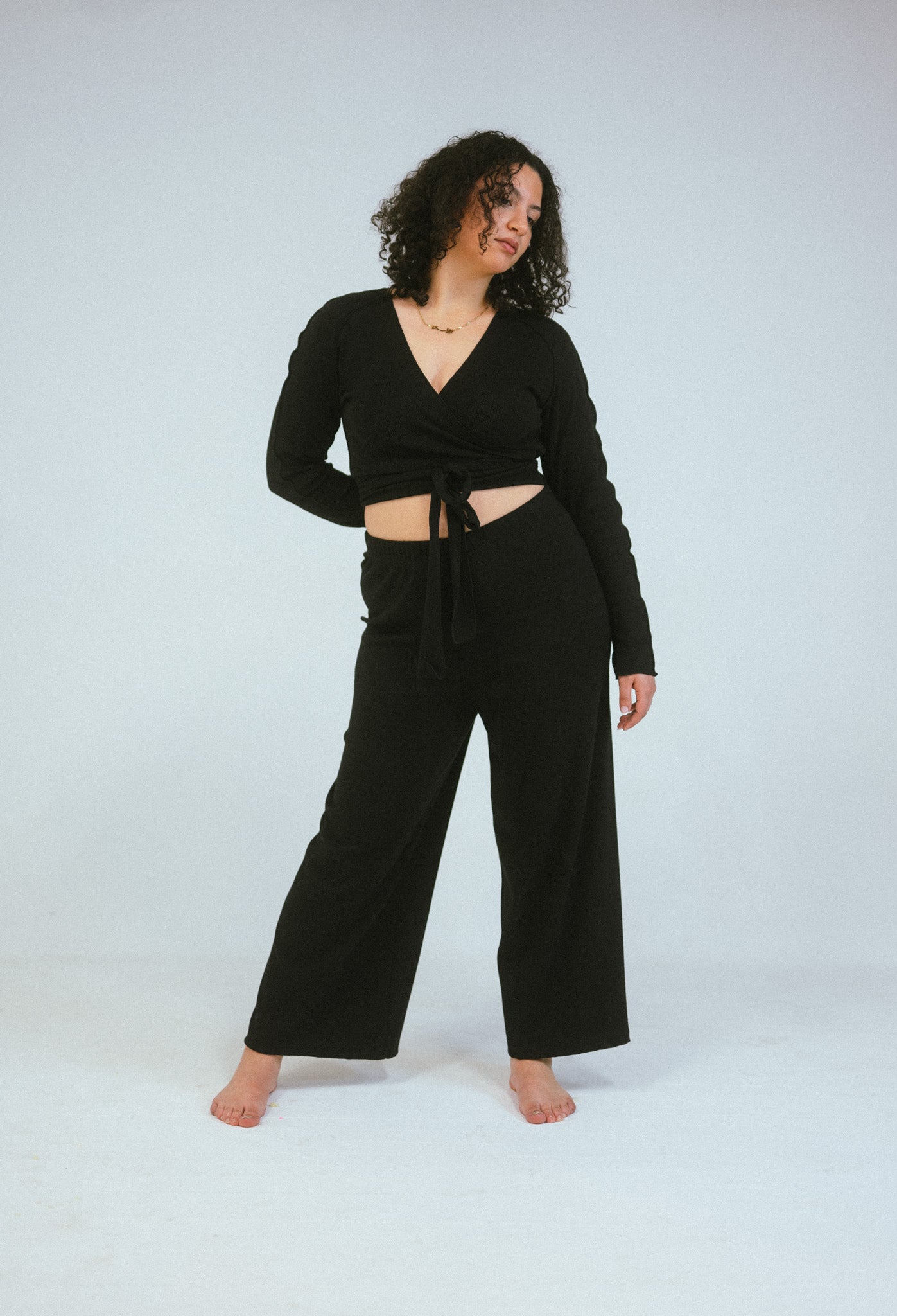 Eco LUXE Lounge Pants Organic Bamboo Waffle Knit Available in